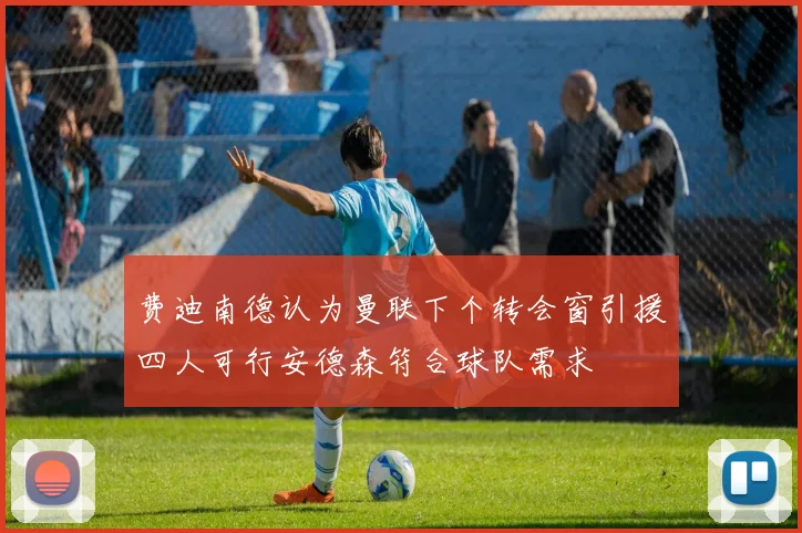 费迪南德认为曼联下个转会窗引援四人可行安德森符合球队需求